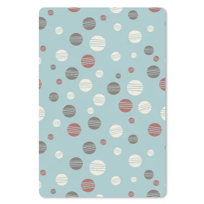 Produktbild von MuchoWow® Mauspad Mousepad Polka dots - Muster - Pastell 18x27 cm - Mousepads - Maus Mat - Pad - Mausunterlage