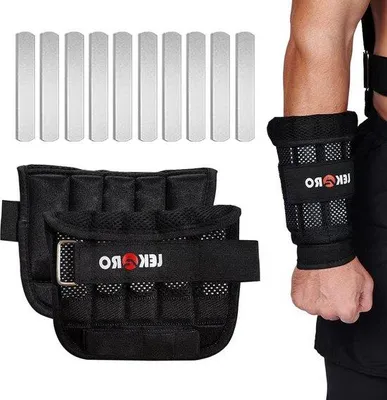 Produktbild von Fitness-Armgewichte - Wandeln Joggen Training - Einpaar Handgelenkgewichte für Männer und Frauen