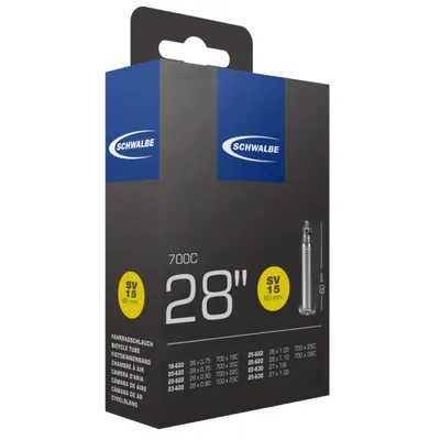 Immagine prodotto di Schwalbe 10427363V camera d'aria per bicicletta valvola Presta 28" 22,22 - 25,4 mm