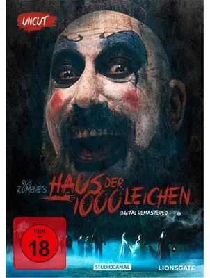 Zdjęcie produktu dla PLAION 1076493, Film, DVD, Niemiecki, Angielski, 85 min, HOUSE OF 1000 CORPSES, Horror