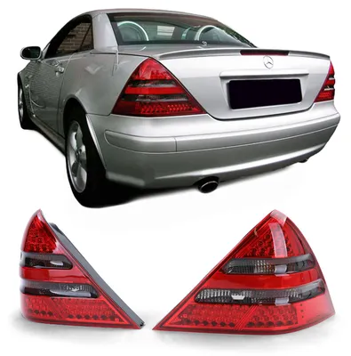 Für Mercedes SLK R170 ab 1996-2004 LED Rückleuchten in Rot in der Farbe Rot von Carparts-Online GmbH
