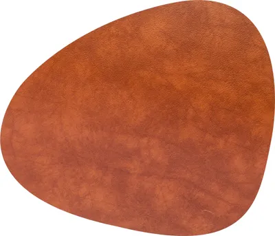 Produktbild von LIND DNA BULL Tischset Curve L cognac 37 x 44 cm