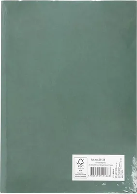 Image de Carton de bricolage A4 vert foncé 180 g/m², carton pour le bricolage, la peinture & le DIY - paquet de 20