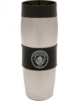 Obrázek produktu pro Manchester City FC - Termoska TA8455 (jedna velikost) (šedá/černá)