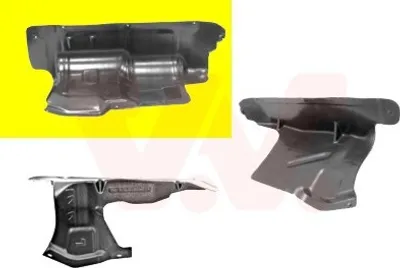 Produktbild von VAN WEZEL 1625704 Motorraumdämmung für FIAT STILO (192) Vorne Rechts Motorhaubendämmung