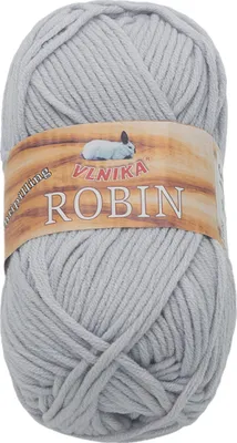 Obrázek produktu pro Příze ROBIN - 100g / 150 m - Šedá