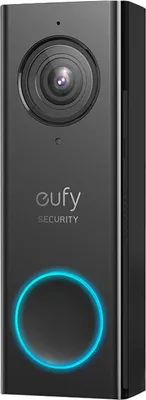 Produktbild von Eufy Video Doorbell 2K - Türklingel - kabellos - Wi-Fi - 2.4 Ghz - Schwarz