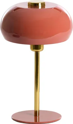 Image de Light & Living - lampe de table - Surin - rouge - métal - lampe de chevet - E27 - 1890037