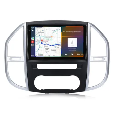 Obrázek produktu pro Android autorádio pro Mercedes-Benz Vito 3 W447 (2014), 10,36 palců, 2K QLED, 6 GB + 128 GB ROM, bezdrátové CarPlay a Android Auto, 4G LTE, DSP