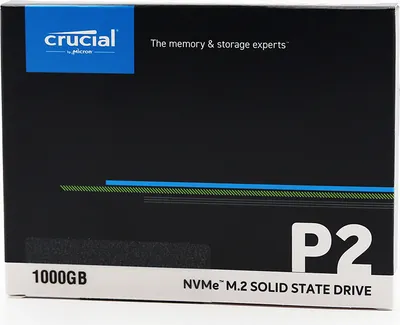 Produktbild von Crucial interne SSD Festplatte P2 1TB 3D NAND NVME PCIe M.2 SSD