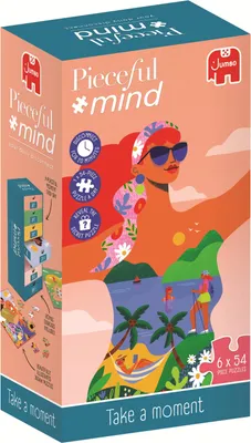 Produktbild von Jumbo Pieceful mind - Take a moment, 54 Stück(e), Kunst, 14 Jahr(e)