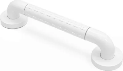 Produktbild von Anti-Rutsch Badewannengriff 30 cm Senioren Griff Bad Haltegriff Edelstahl Weiß