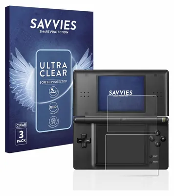Produktbild von 6x Für Nintendo DS LITE Schutzfolie Savvies Displayschutz Display Schutz Folie Klar Transparent