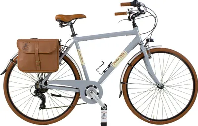 Produktbild von Dolce Vita by Canellini Fahrrad Citybike Mann Aluminium mit Seitentaschen - Grau 58