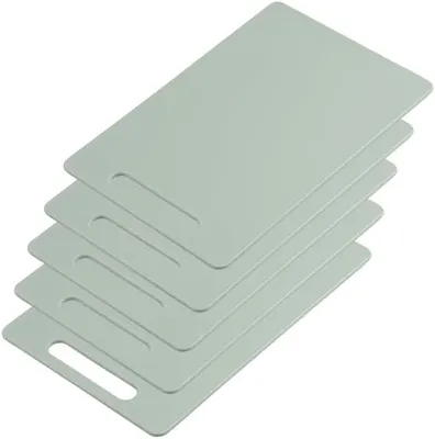 Productafbeelding van KESPER 32471 | Set van 5 snijplanken, PP-kunststof, 28,5 x 19,5 x 0,5 cm, groen