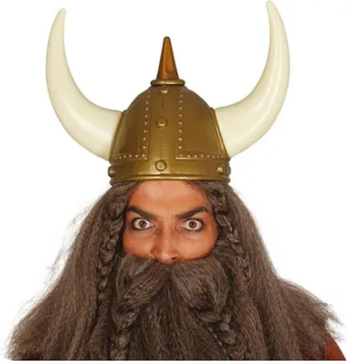 Produktbild von Wikingerhelm mit Hörner für Herren
