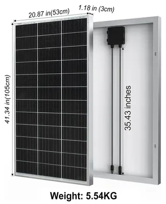 Zdjęcie produktu dla Panel solarny 480W, szklany - monokrystaliczny