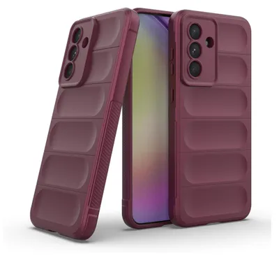 Produktbild von Handy Hülle für Samsung Galaxy A36 5G Grip Case Cover Schutzhülle Softgrip Farbe: Burgunder Rot