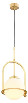 Zdjęcie produktu dla Lampa wisząca ROSSO mosiądz 1xE27x40W metal wym:85x23x23cm IP20 Jupiter