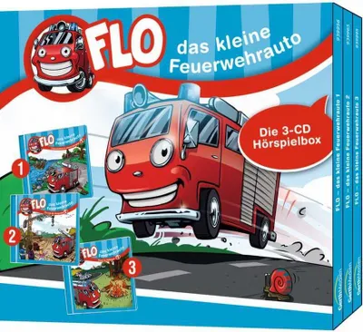 Produktbild von CD-Box 1: Flo,das kl.Feuerwehrauto (Folgen 1-3)