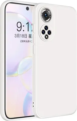 Produktbild von Huawei Honor 50 Pro Hülle, LaimTop Slim Liquid Silikon Gel Gummi Schutzhülle für Huawei Honor 50 Pro Weiß