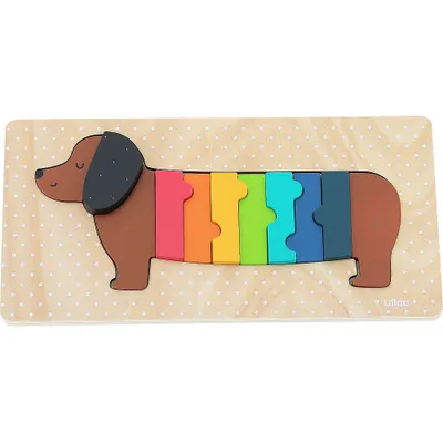 Zdjęcie produktu dla Vilac Wooden Puzzle Puppy - gra edukacyjno-interaktywna dla dzieci