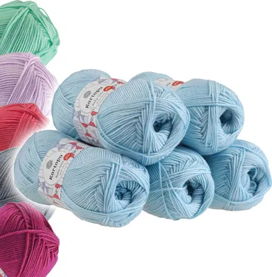 Produktbild von 5 x 100g Strickgarn Kartopu BABY ONE Antipilling Babywolle Babygarn, Farbwahl