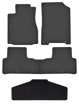 Imagen del producto de Alfombrillas de goma + túnel para Honda CR-V IV 2011-2018 (SUV) – juego de 5 piezas, , a medida – Wielganizator SolidTread