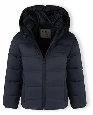 Minoti Winterjacke Navy für Jungen, Detailansicht