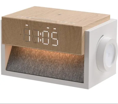 Immagine prodotto di Sveglia LED IMMAX DECENT con ricarica wireless e rumore bianco