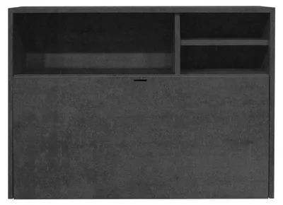 Produktbild von FURNARO Hängeschrank-Sekretär Office Schreibtisch graphit B/H/T: 80x58x25 cm