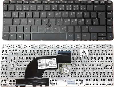 Produktbild von DEUTSCHE Tastatur Keyboard ohne Beleuchtung, ohne Rahmen Kompatibel für P/N: 6037B0087805