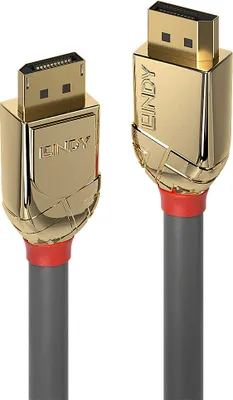 Obrázek produktu pro Lindy 36293, 3 m, DisplayPort, DisplayPort, Samec, Samec, Zlato