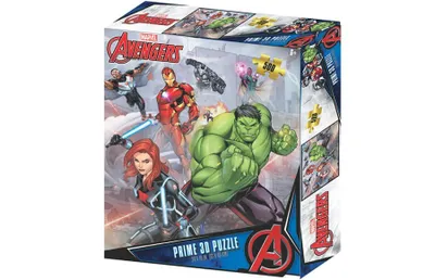 Zdjęcie produktu dla Puzzle soczewkowe z kolażem postaci Marvel Avengers