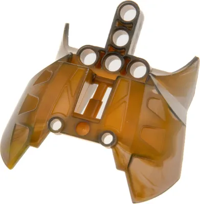 Produktbild von 1x Lego Bionicle Brust Panzer Barraki Carapar orange transparent braun 57559pb01