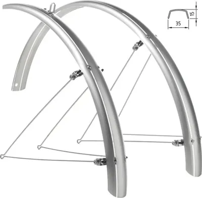 Obrázok produktu pre Wag Cristina 28'' X 35 mm sada blatníkov strieborná 28'' strieborná 28''