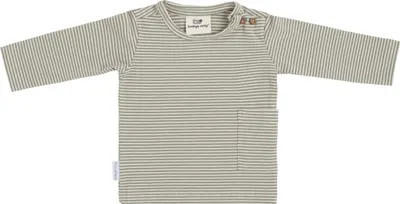 Produktbild von Baby's Only Baby Pullover Stripe - Urban Green - 62 - 95% Baumwolle/5% Elasthan
