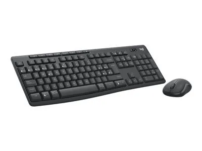 Obrázek produktu pro Logitech 920-012068, Bezdrátový, Bluetooth, Membránový spínač, AZERTY, Grafit, Obsahuje myš