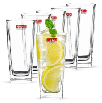 6er-Set Trinkgläser, 265 ml, spülmaschinenfest, Glas
