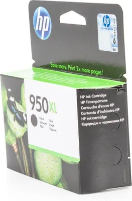 Produktbild von HP 950XL Schwarz Original Druckerpatrone mit hoher Reichweite, Schwarz, Tinte auf Pigmentbasis, 53 ml, 1 Stück(e), 1650 Seiten, Einzelpackung