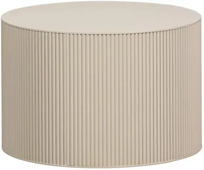 Produktbild von Antike Beige Rundes Side Tisch für elegante Wohnzimmer