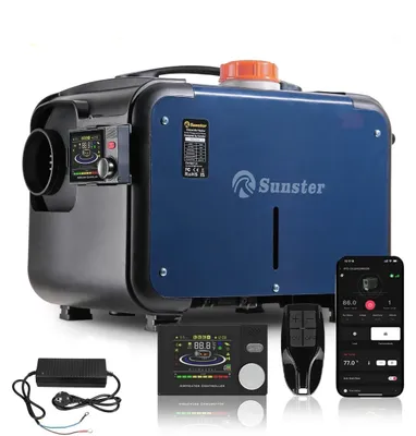 Immagine prodotto di Riscaldamento diesel - Stufa diesel - Riscaldamento per autobus - Riscaldamento per camper - Potenza: 8 kW - Funzionamento silenzioso