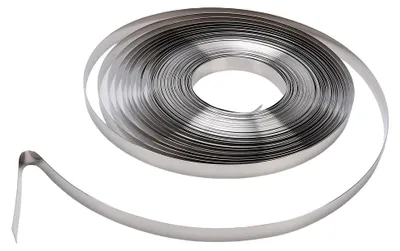 Produktbild von Edelstahl-Umreifungsbandrolle, 3/4 Zoll x 0,03 Zoll x 100 Fuß aus S304-Stahl für schwere Lasten und industrielle Anwendungen