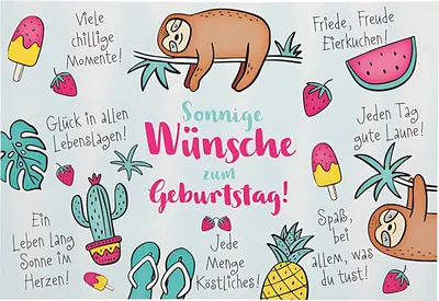 Produktbild von Cartolini Klappkarte mit Sprüchen 020