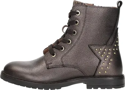 Image de KEQ Veterschoen hoog  Veterschoen hoog - donkerbruin - Maat 30