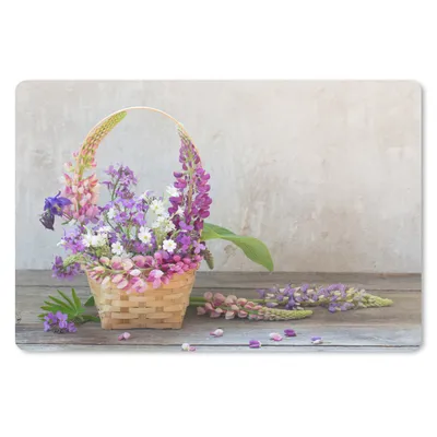 Produktbild von MuchoWow® Mauspad Mousepad Korb - Blumen - Stilleben 27x18 cm - Mousepads - Maus Mat - Pad - Mausunterlage - Büroartikel - Desk Matten