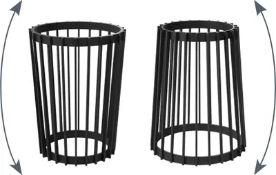 Zdjęcie produktu dla Nohel Uniwersalny kosz ogrodowy STANDY 22,5l d24/30x40cm
