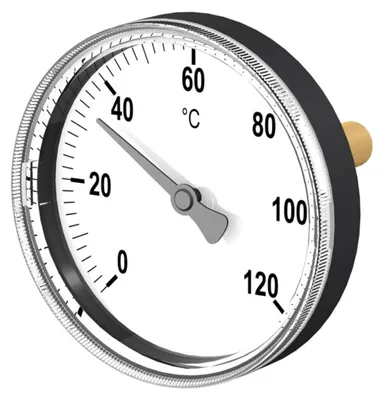 Produktbild von Flamco Speicherthermometer TH 80/150, 1/2", mit Tauchhülse