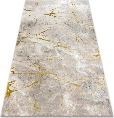 Produktbild von BLISS Z197AZ147 Teppich dunkelbeige / gold – Marmor, modern, strukturell beige 180x270 cm