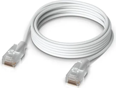 Zdjęcie produktu dla Ubiquiti UACC-Cable-Patch-EL-2M-W, 2 m, Cat6, RJ-45, RJ-45, Półprzezroczysty, Biały